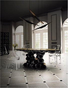 Chaises Louis Ghost, Stark chez Kartell